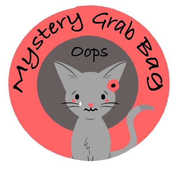 Oops Mystery Grab Bags - Discounted Mystery Bag - Random Stickers - Oops Sticker Pack - Oops Stickers - Sticker Pack - Sticker Set - Oopsie