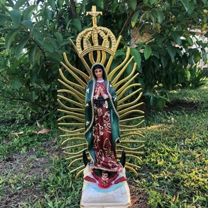 Our Lady of Guadalupe Statue //La Virgen de Guadalupe Statue//Catholic Statue 22 inches