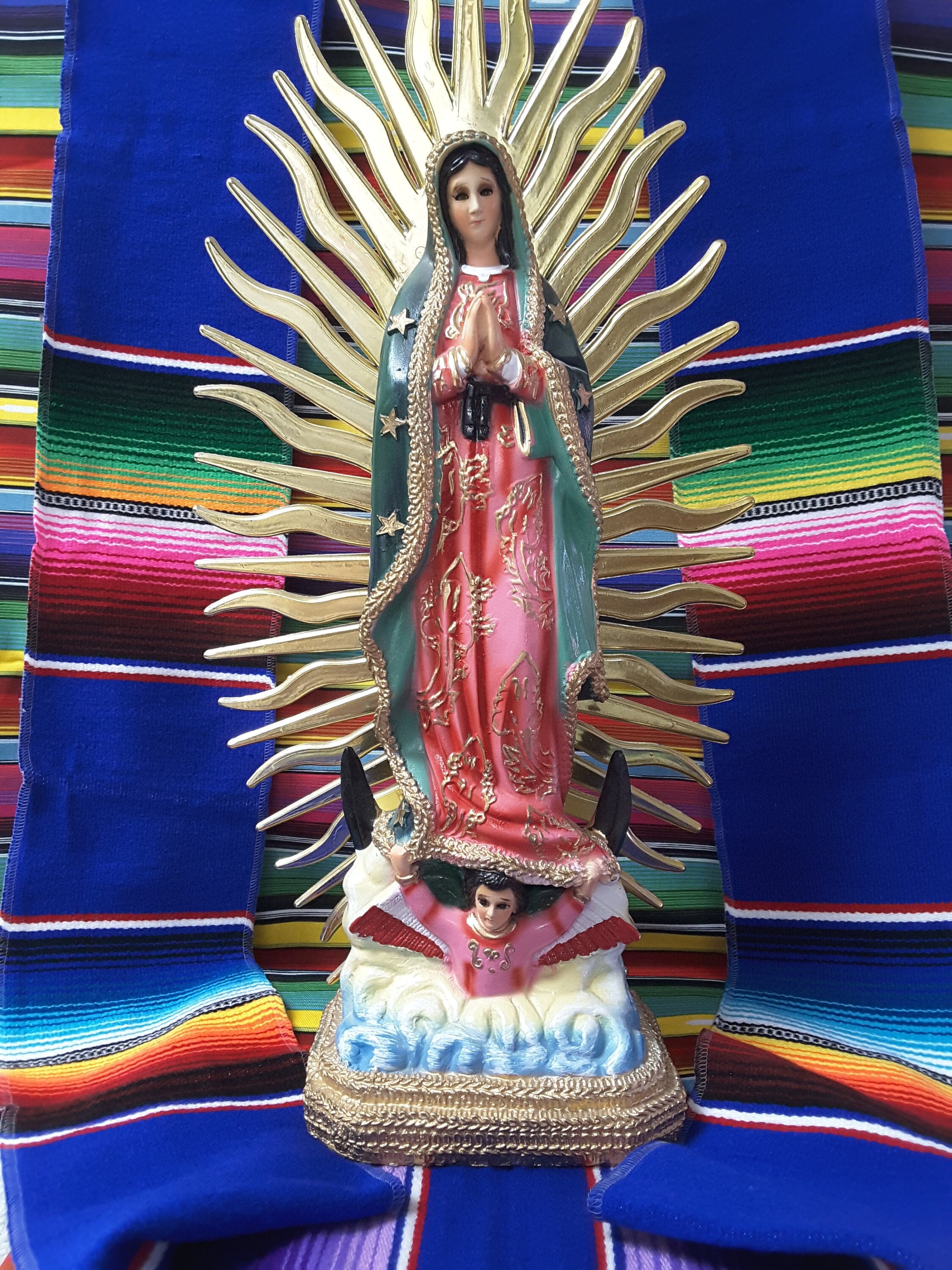 Our Lady of Guadalupe Statue //la Virgen De Guadalupe Statue// Etsy UK