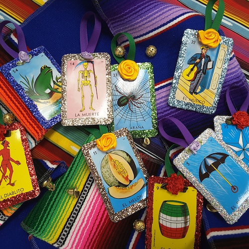 Loteria Christmas Ornaments// Fiesta Christmas //mexican Etsy