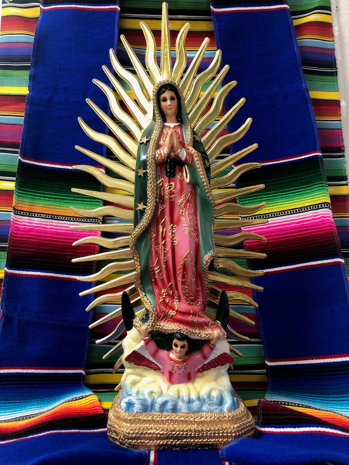 Our Lady of Guadalupe Statue //la Virgen De Guadalupe Statue// | Etsy UK