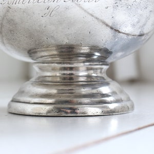 Antique Hotel Silver Footed Serving Bowl, Vegetable Bowl, American Hotel Amsterdam 1881, Collector's Item, Farmhouse Kitchen Decor. image 10