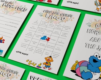 Jeux de baby shower - Dessins animés pour bébé