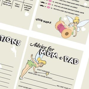 BABY Shower Game Pack - TINKERBELL FEE