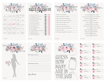 Jeux de douche nuptiale - garden-party