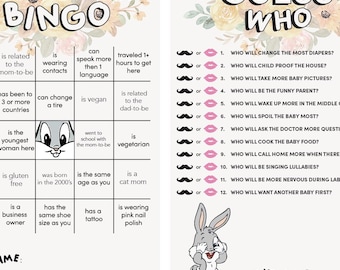 Jeux de baby shower - Baby Bunny