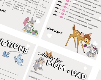 Jeux de baby shower - Amis de la forêt
