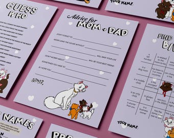 Spelpakket babyshower - kittens