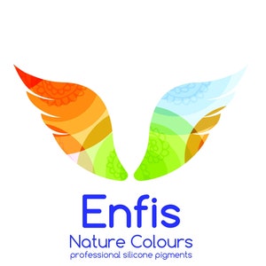 Enfis Nature Colour Professional Silicone Pigments 11 colour sample set (11x3ml)