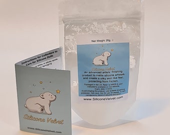 20g GENUINE Silicone Velvet® brand matting and Care powder for silicone Dolls 20g (Medium Bag)