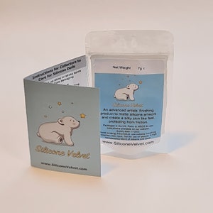 7g GENUINE Silicone Velvet® brand matting, dusting and Care powder for silicone Dolls 7g "Collectors size"