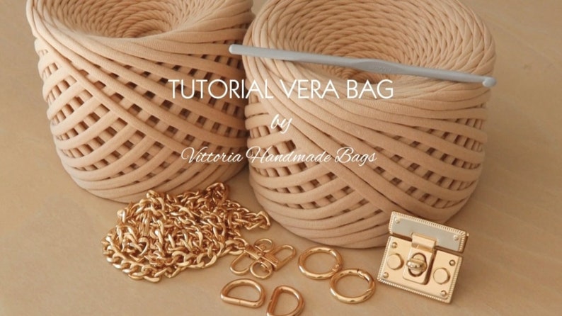 Tutorial vera bag marsmallow bag uncinetto bag crochet luxury bag borsa punto puff bolso en trapillo borsa fettuccia leggera crochet bag immagine 2