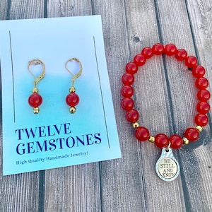 Gemstone Minimalist Earrings, Gift for her, Red Jade Earrings, Purple Agate Earrings, Rose Quartz Earrings, Green Jade Drop earrings
