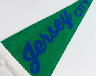 Neighborhood Felt Pennant - Jersey City - Available Immediately!