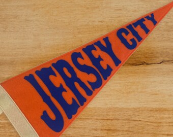 Neighborhood Felt Pennant - Jersey City - Available Immediately!