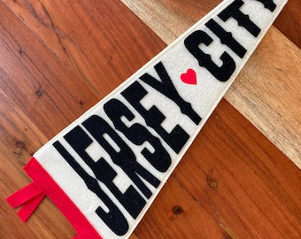Neighborhood Felt Pennant - Jersey City
