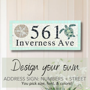 Custom Address Sign | Address Plaque | Street Name OR Family Name Sign ...