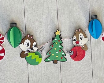 Chip & Dale Holiday Banner