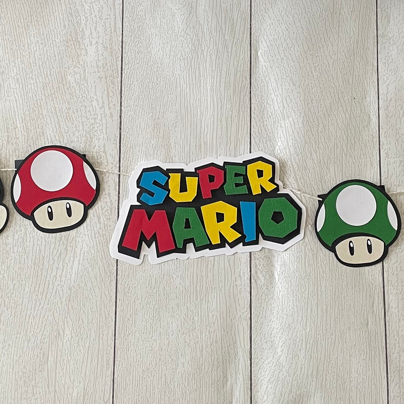 Mario Kart Banner - Etsy