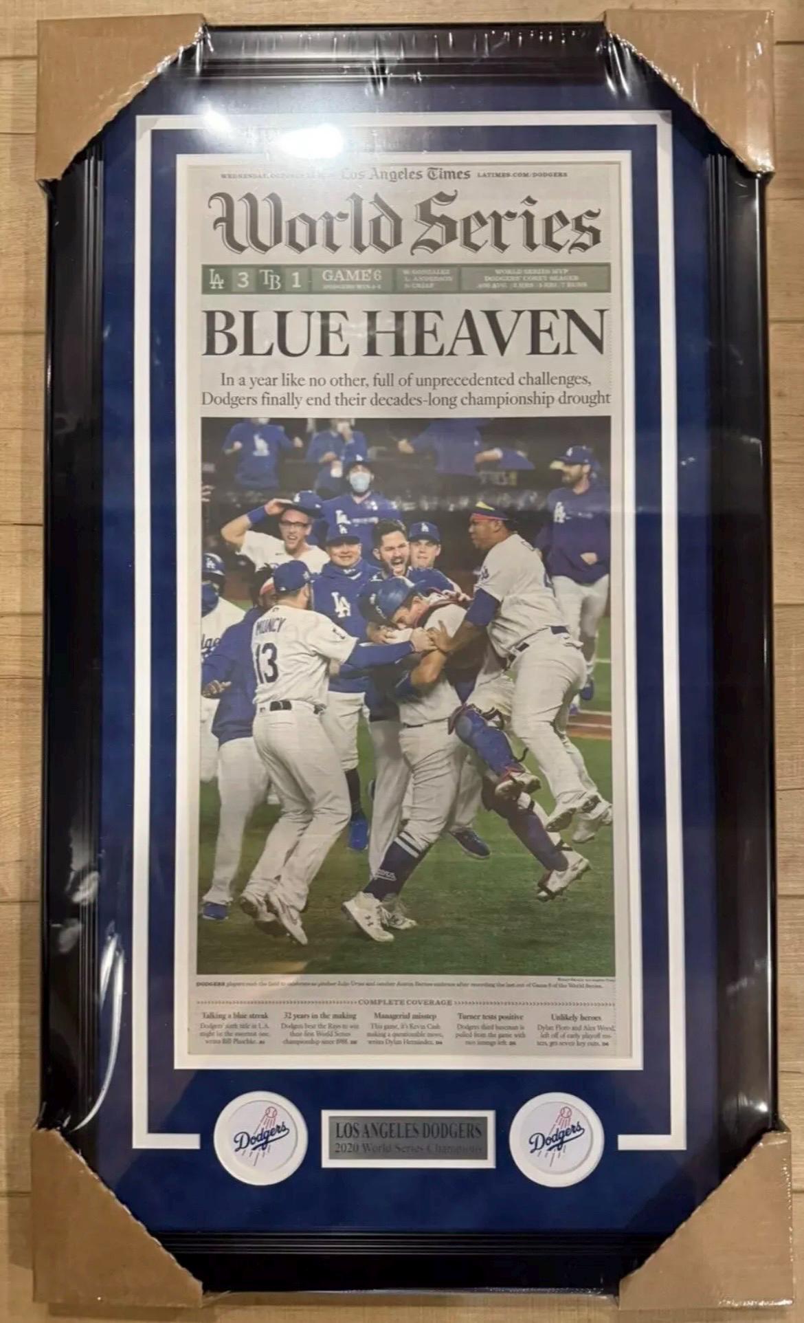 ドジャース 2020 ワールドシリーズ オリジナル LA タイムズ ブルー