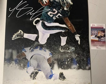 LeSean McCoy Autograph Signed Eagles Snowbowl Spotlight 16x20 Photo JSA