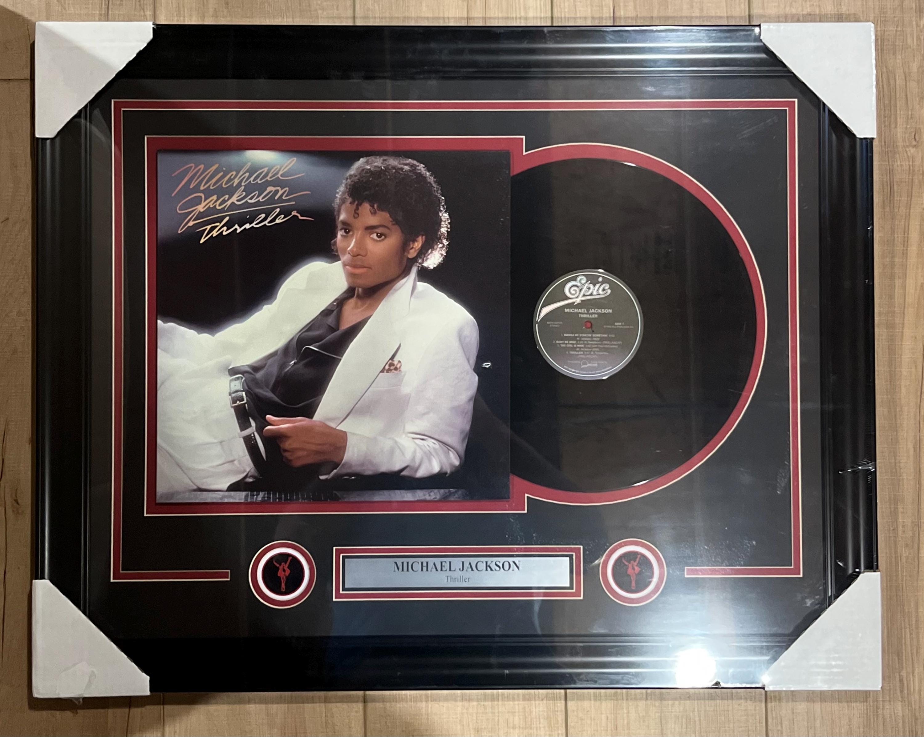 Michael Jackson Thriller Vinyl Framed With Plaque - Etsy