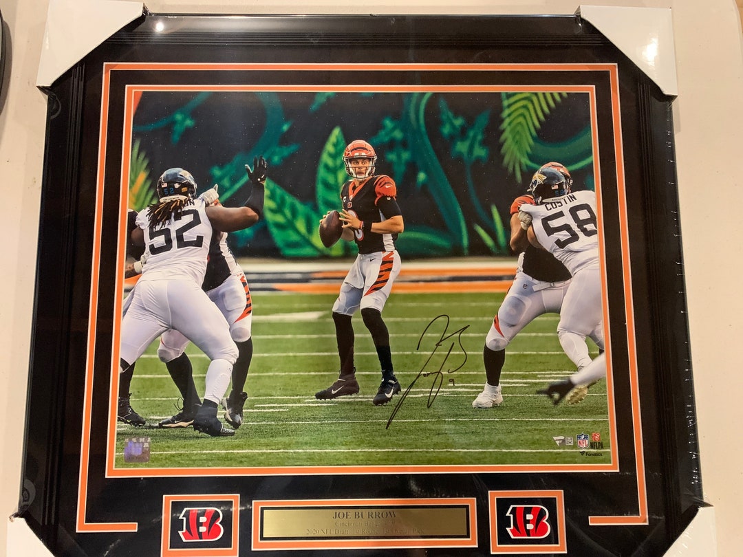 Joe Burrow Autograph Signed Bengals 16x20 Photo Black Framed Etsy