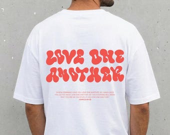 Jesus First Loved Us Shirt Modern 1. Johannes 4,19 – Geschenk zur Konfirmation