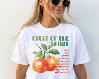 Fruit of the Spirit Shirt Retro Galater 5,22 – Geschenk für Christen – Retro Design