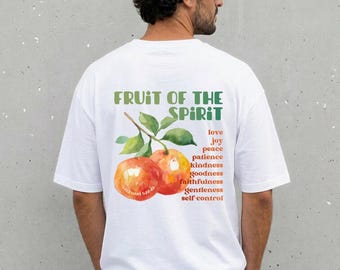 Fruit of the Spirit Shirt Retro Galater 5,22 – Geschenk für Christen – Retro Design