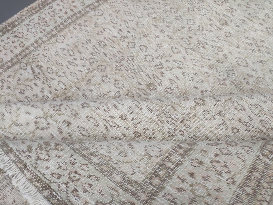 5x8 boho Neutral Area Rugvintage Home Decor Rug for Etsy