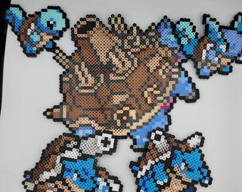 Llaveros/imanes de la línea Squirtle Evolution