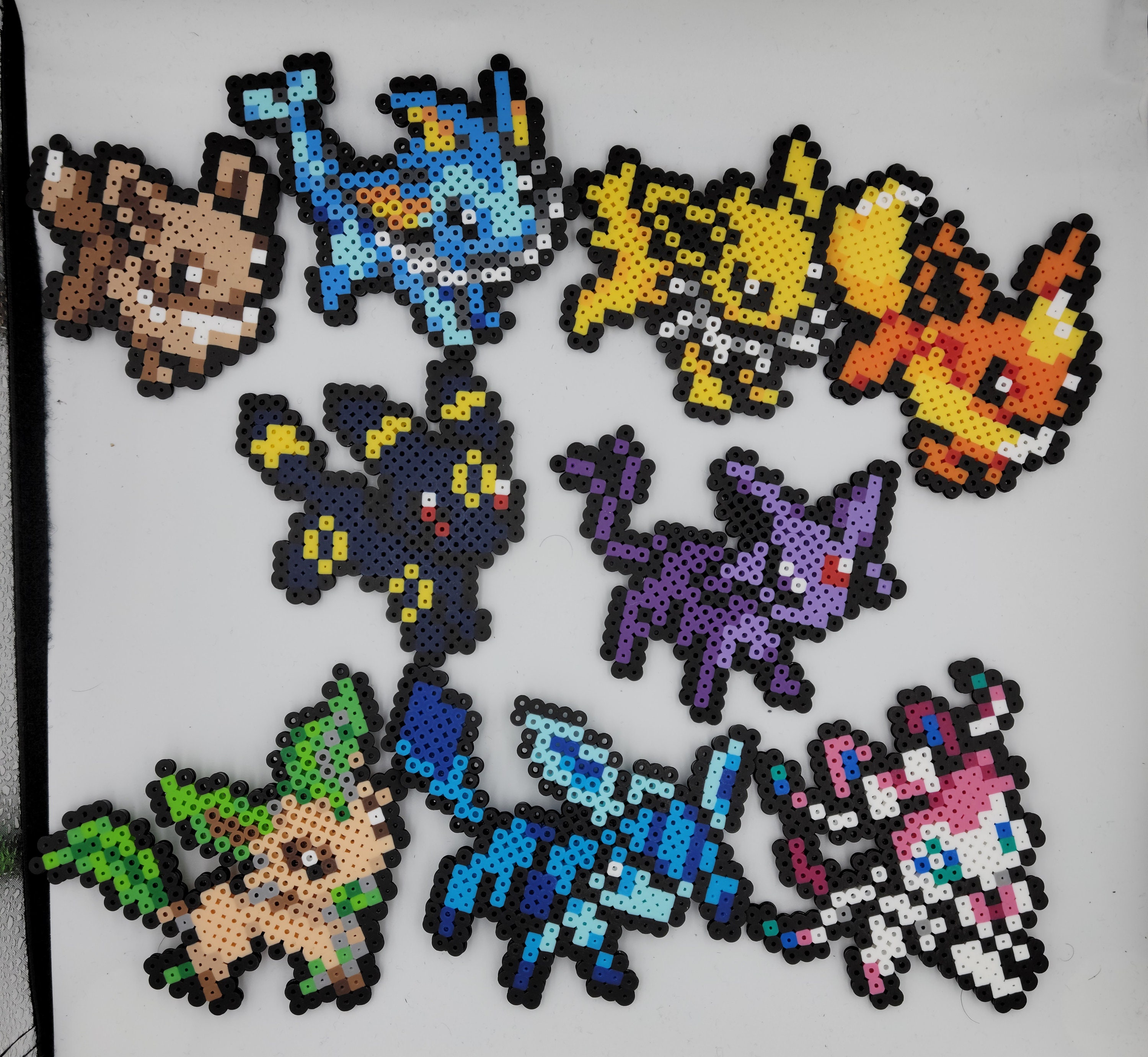 Pikachu Evolution Pokémon Perler Fuse Bead Pixel Art Sprite -  Finland