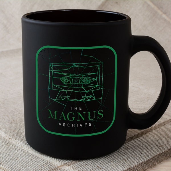 The Magnus Archives Coffee Mug, The Magnus Archives Cup, Magnus Archive, Magnus Cup, Fiction Podcast, Fifteen Fears Mug, Magnus Institute