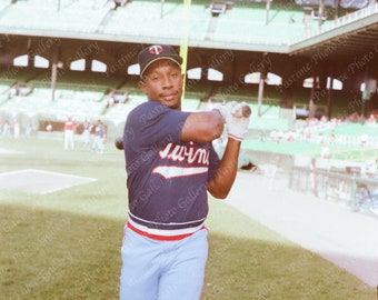 Impresión negativa original de Kirby Puckett de 1984