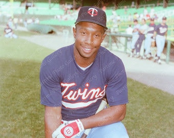 Impresión negativa original de Kirby Puckett de 1984