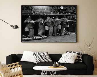 Original 1936 Yankees Dugout Negative Print