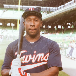 Original 1984 Kirby Puckett Negative Print