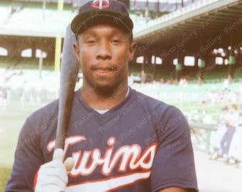 Impresión negativa original de Kirby Puckett de 1984