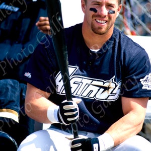 Original 1995-1999 Jeff Bagwell Houston Astros Negativer Druck