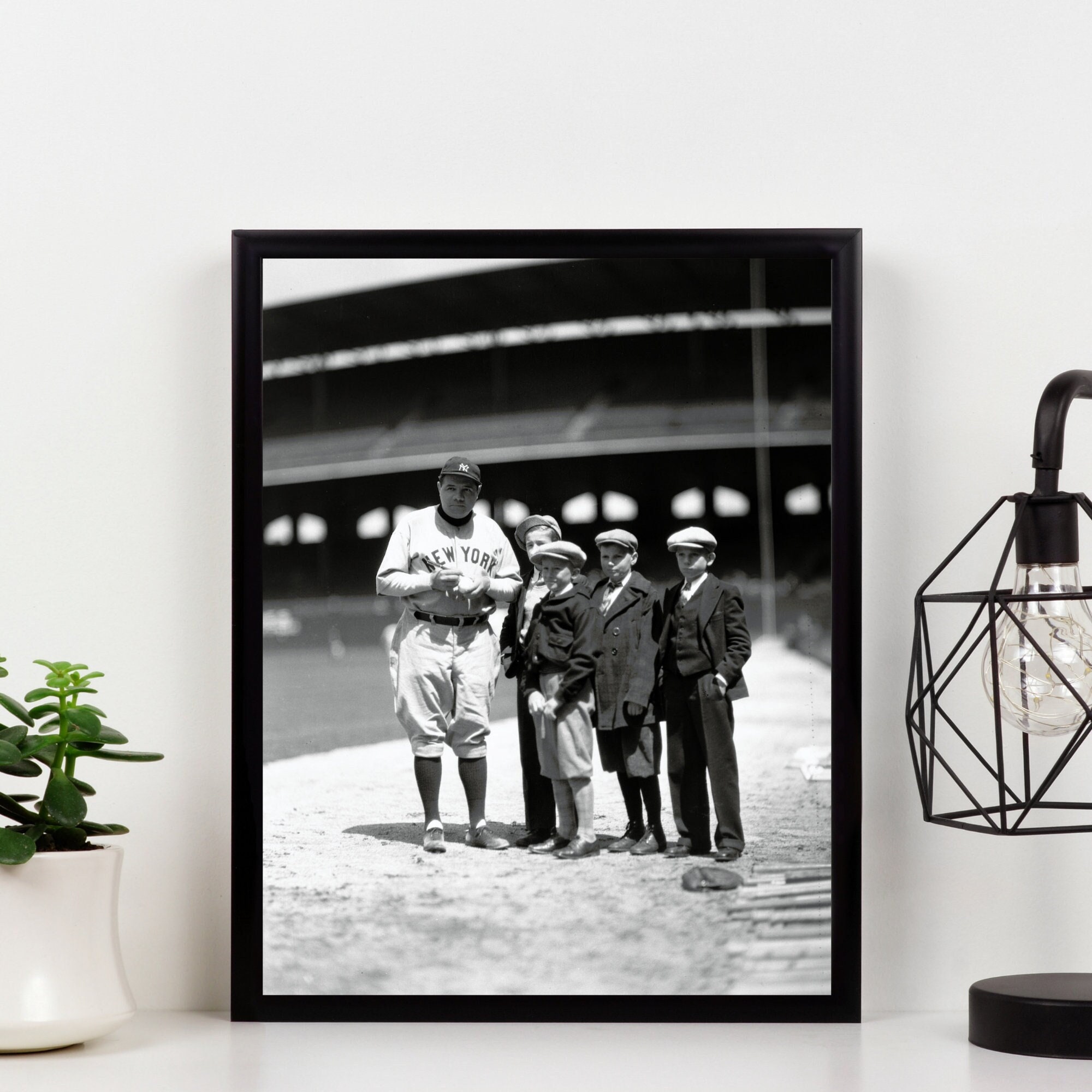 Original Babe Ruth and Kids Negative Print - Etsy