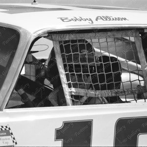 Vintage NASCAR Bobby Allison Negativer Druck