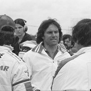 Vintage Caitlyn (Bruce) Jenner Racing Negativer Druck