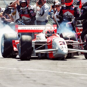 Vintage Helio Castroneves Racing Negativer Druck