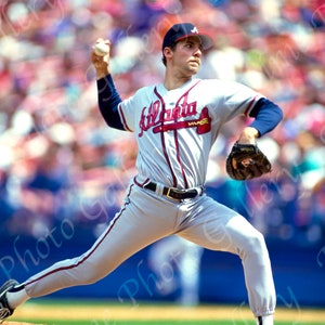 Oryginalny wydruk negatywowy Johna Smoltz Atlanta Braves z 1993 r.