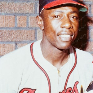 Impressão negativa original de Hank Aaron de 1954