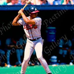 Oryginalny wydruk negatywowy Andrew Jonesa Atlanta Braves z 1998 r.