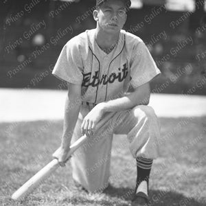 Print of Al Kaline at Comiskey Park From The Original Negative