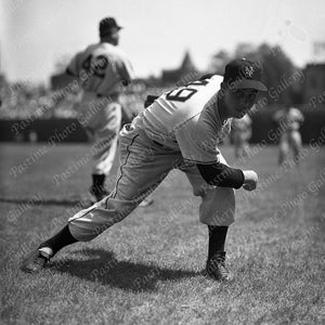 Print of Hoyt Wilhelm Pitching from the George Brace Collection