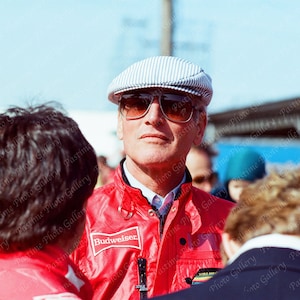Vintage Paul Newman Racing Negatywny wydruk
